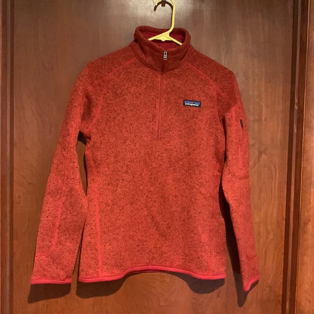 Patagonia Better Sweater Red Zip Pullover